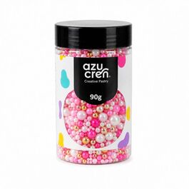 PERLAS AZÚCAR PINK GLAM MIX 90 GR. AZUCREN
