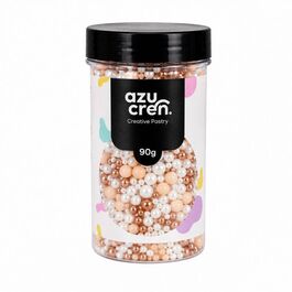 PERLAS AZÚCAR ROSE GOLD MIX 90 GR. AZUCREN