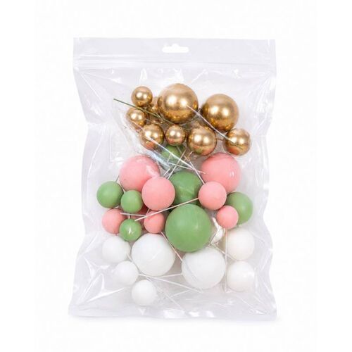 SET 32 BOLAS DECORATIVAS BABY SHOWER AZUCREN