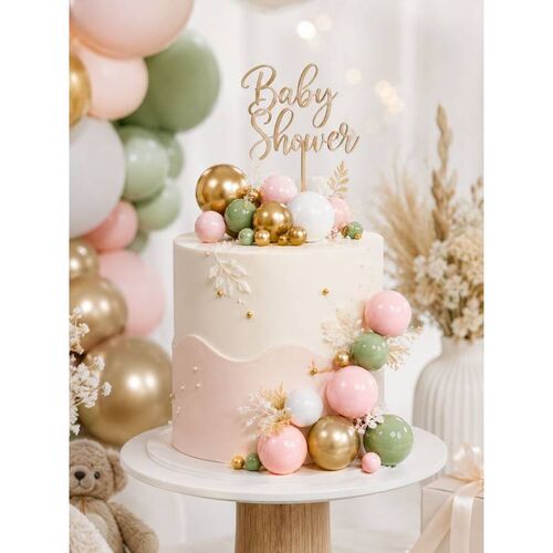 SET 32 BOLAS DECORATIVAS BABY SHOWER AZUCREN