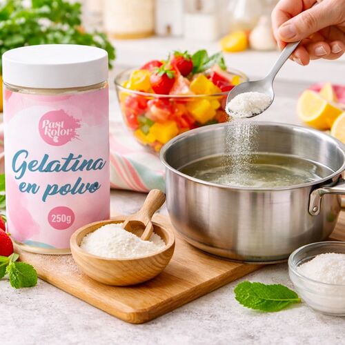 GELATINA EN POLVO 250 GR. PASTKOLOR