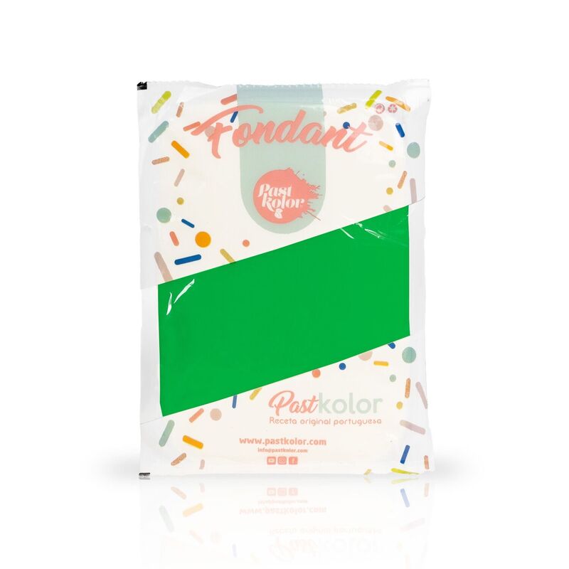 FONDANT VERDE 250 GR. PASTKOLOR FONDANT VERDE 250 GR. PASTKOLOR