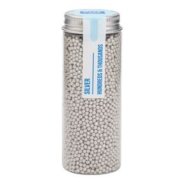 SPRINKLES MINI PERLAS PLATEADAS 86 GR. PME