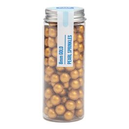 SPRINKLES PERLAS DORADAS 8 MM. 40 GR. PME