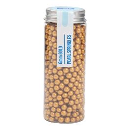 SPRINKLES PERLAS DORADAS 6 MM. 60 GR. PME