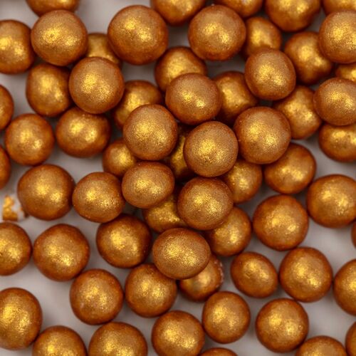 SPRINKLES PERLAS DORADAS 6 MM. 60 GR. PME