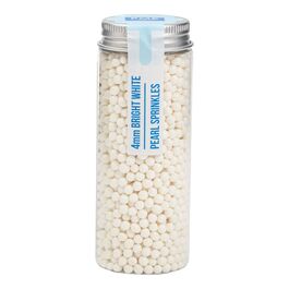 SPRINKLES PERLAS BLANCO BRILLANTE 4 MM. 74 GR. PME