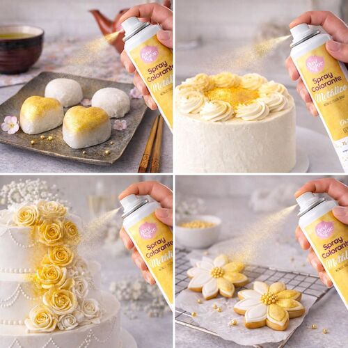 SPRAY METALIZADO ORO 75 ML. PASTKOLOR