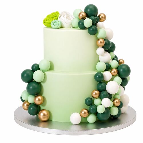 SET 32 BOLAS EARTHY TONES & GOLD SIMPLY MAKING
