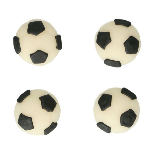 DECORACIONES AZÚCAR FÚTBOL 8 UDS. FUNCAKES