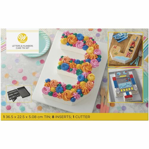 MOLDE LETRAS Y NÚMEROS WILTON