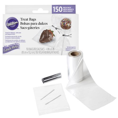 BOLSAS PARA DULCES CON PRECINTO 150 UDS. WILTON